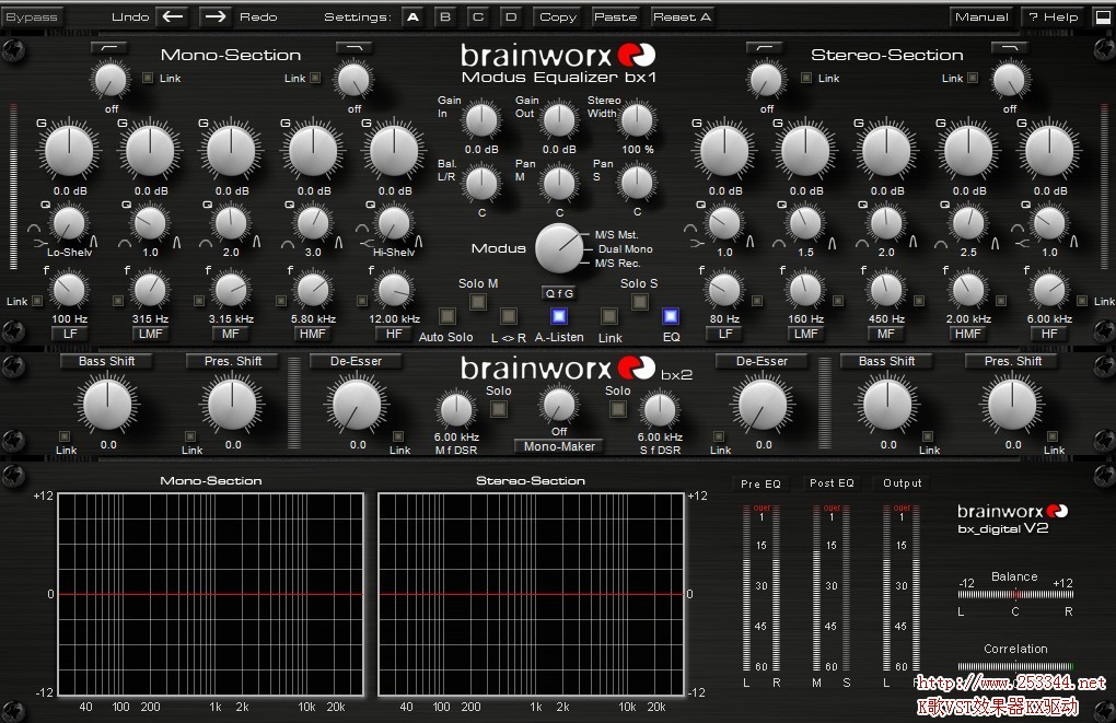 母带均衡综合效果器Brainworx.BX.Digital.VST.v1.09全套插件VST音乐效果器