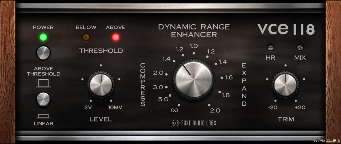 Fuse Audio Labs VCE-118 Dynamic Range Enhancer [WiN-MAC]̬Χǿһѹһ๦ܵĶ̬ߣΪƵӳȺʹ
