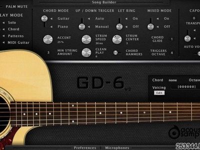 D-40ԭԴAcousticsamples C GD-6 Acoustic Guitar (UVI Falcon)