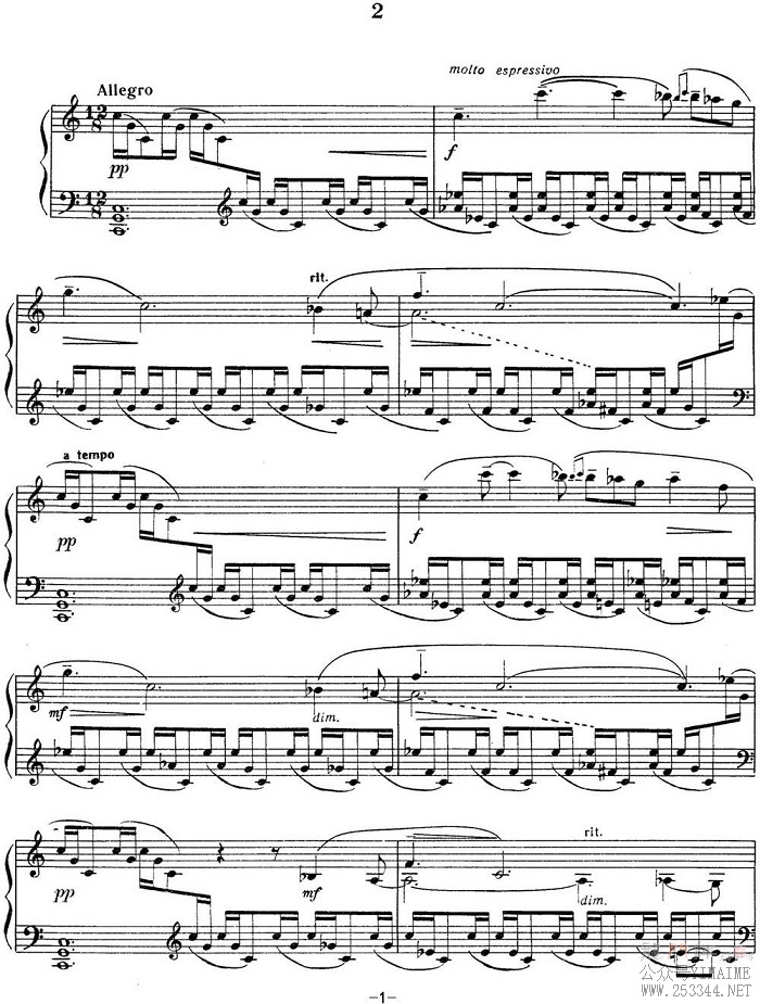 ŵ ϰ2 Etudes tableaux Op.33 No.2