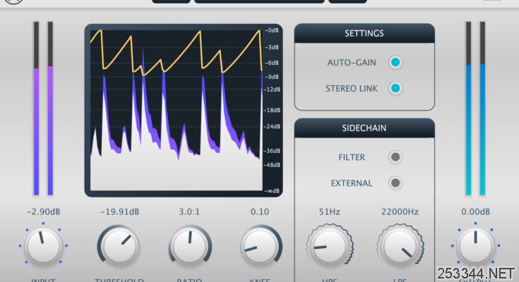 一款声音柔和清晰透明的压缩器Caelum Audio – Smoov 1.0.9