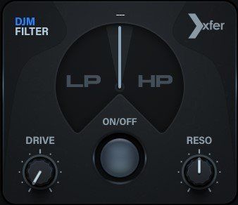 通用混合过滤器Xfer Records DJM Filter v1.23 滤波效果器 音频制作效果器插件