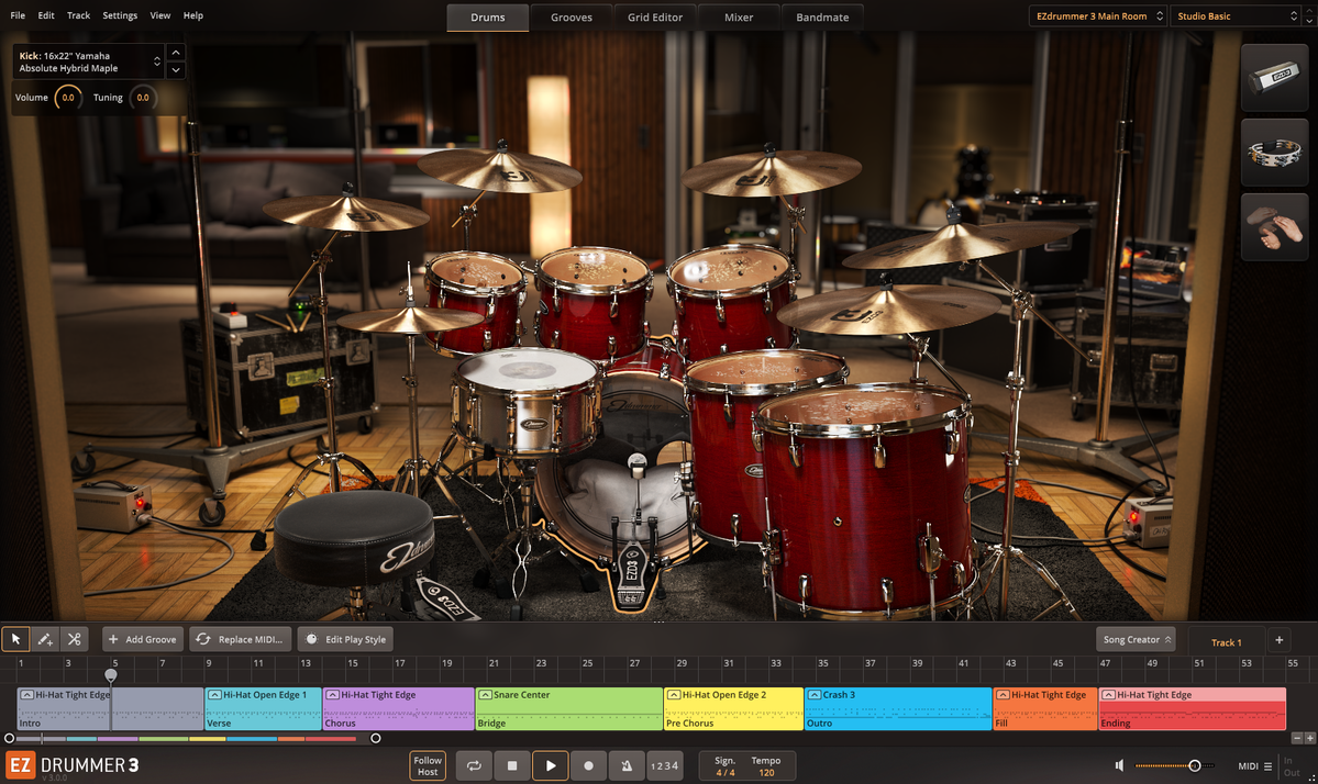 音源插件VST多重采样原声套鼓采样音色Toontrack EZdrummer VSTi 佩斯音频工作室插图5