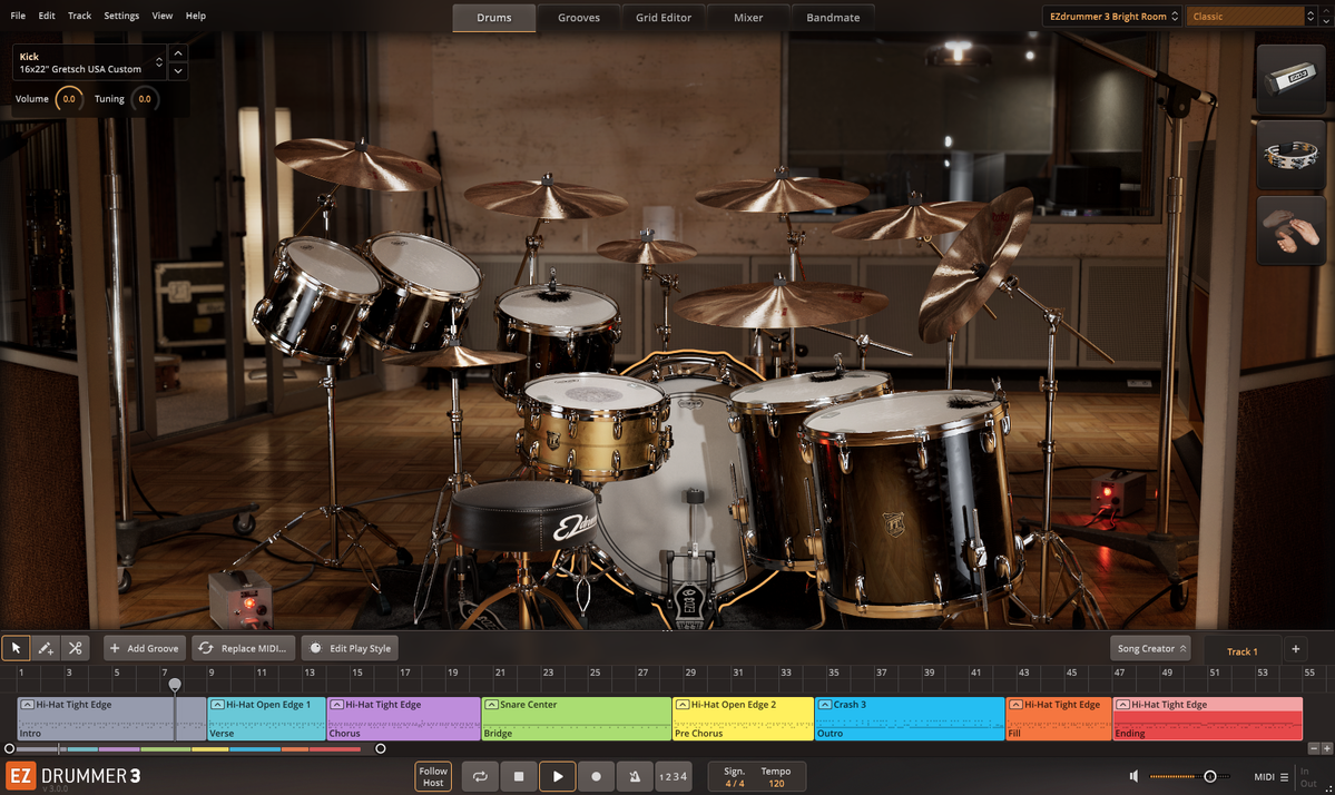 音源插件VST多重采样原声套鼓采样音色Toontrack EZdrummer VSTi 佩斯音频工作室插图7