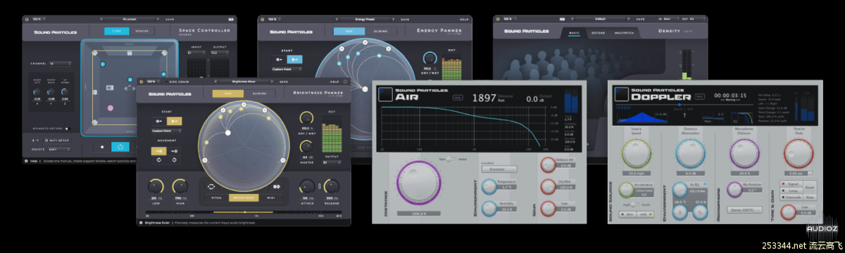 立体声混响以及空间模拟插件Sound Particles 6FX BUNDLE v05.2022
