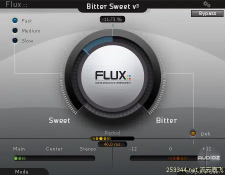 FLUX BitterSweet v3 v21.12.0.50123一键瞬态处理器进行音频瞬态管理