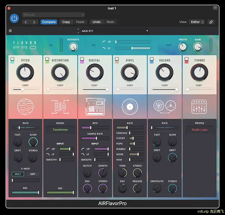 AIR Music Tech AIR Flavor Pro V1.1 全新的旗舰级lo-fi多效果插件